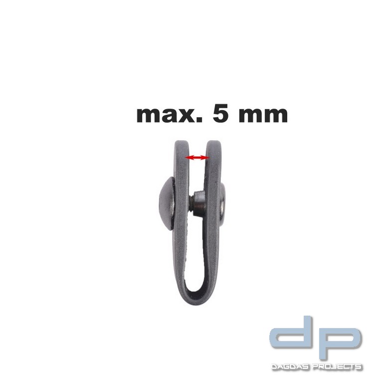 SAFARILAND® BWA Adapter zur Reduzierung des Gürteldurchlasses (1 Paar)