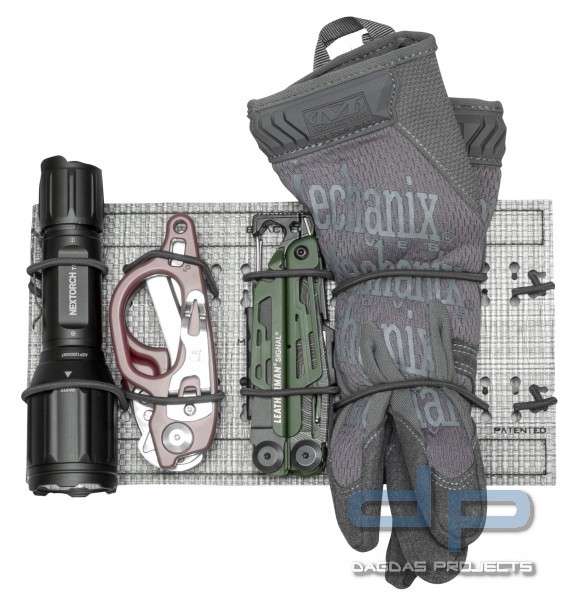 BLACKFOLIUM 8-LOCK MAG UTILITY - 9 ORGANIZER PANEL IN VERSCHIEDENEN FARBEN