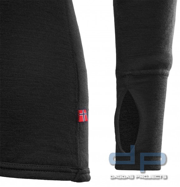 ACLIMA MÄNNER DOUBLEWOOL POLO MIT ZIP