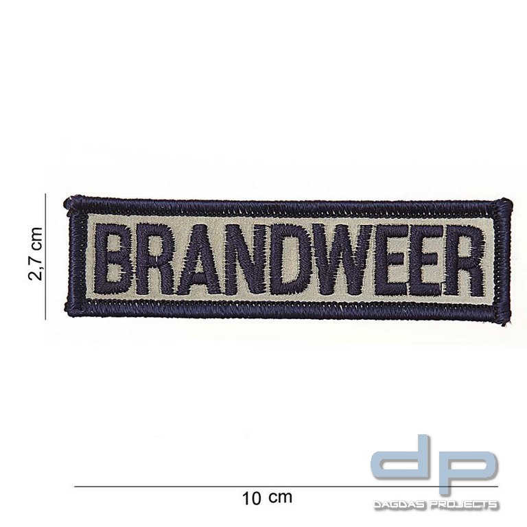 Emblem Stoff Brandweer
