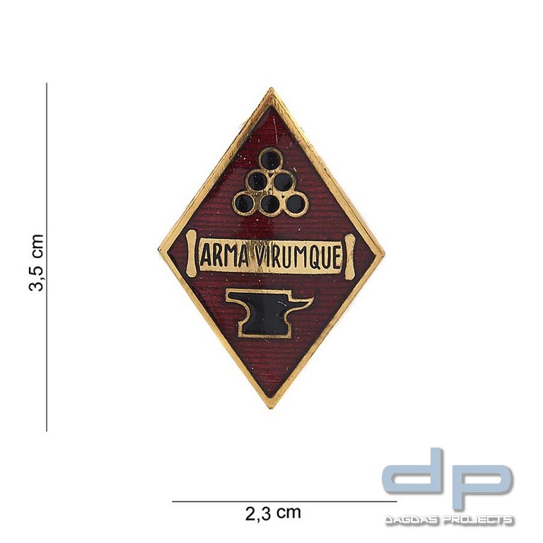 Emblem Metall Arma Virumque