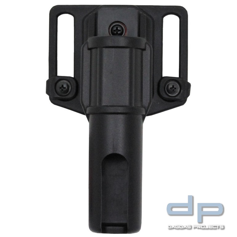 Schlagstockhalter, 12 cm, drehbar, schwarz