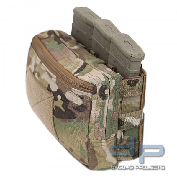 WARRIOR ELITE OPS TRIPLE SNAP MAG WITH UTILITY POUCH MULTICAM