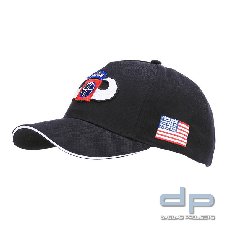 Baseball cap 82nd Airborne WWII 3D in verschiedenen Farben