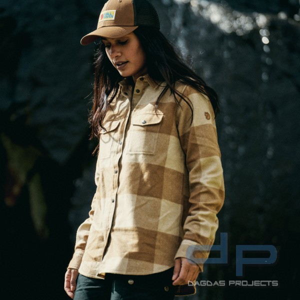 FJÄLLRÄVEN WOMAN CANADA SHIRT FLANELL HEMD LANGARM