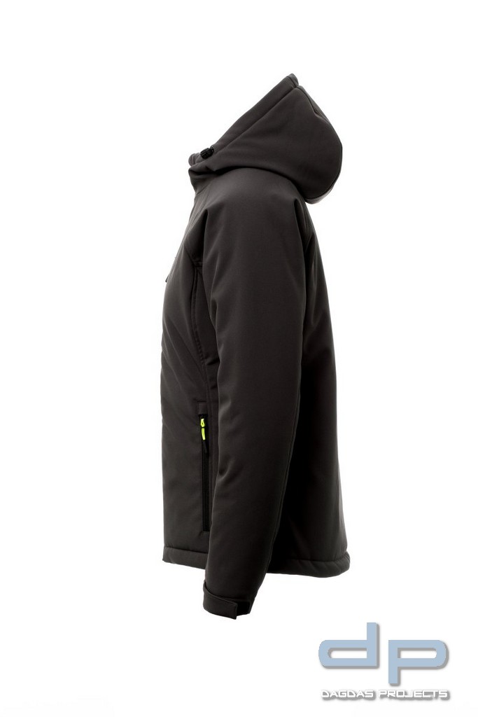 Padded Damen Behörden Softshelljacke ''GALE PAD LADY'' in verschiedenen Farben mit Aufdruck nach Wun