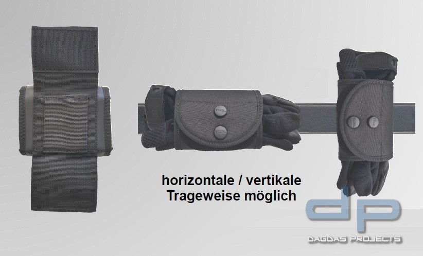 ETZEL Handschuhholster Nylon mit Lederoptik