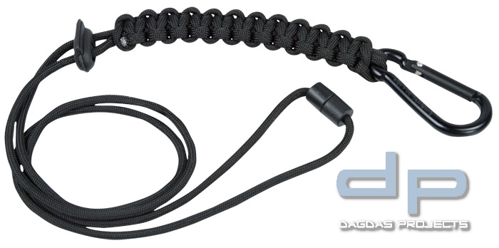 Mil-Tec Paracord Lanyard mit Karabiner verschiedene Farben
