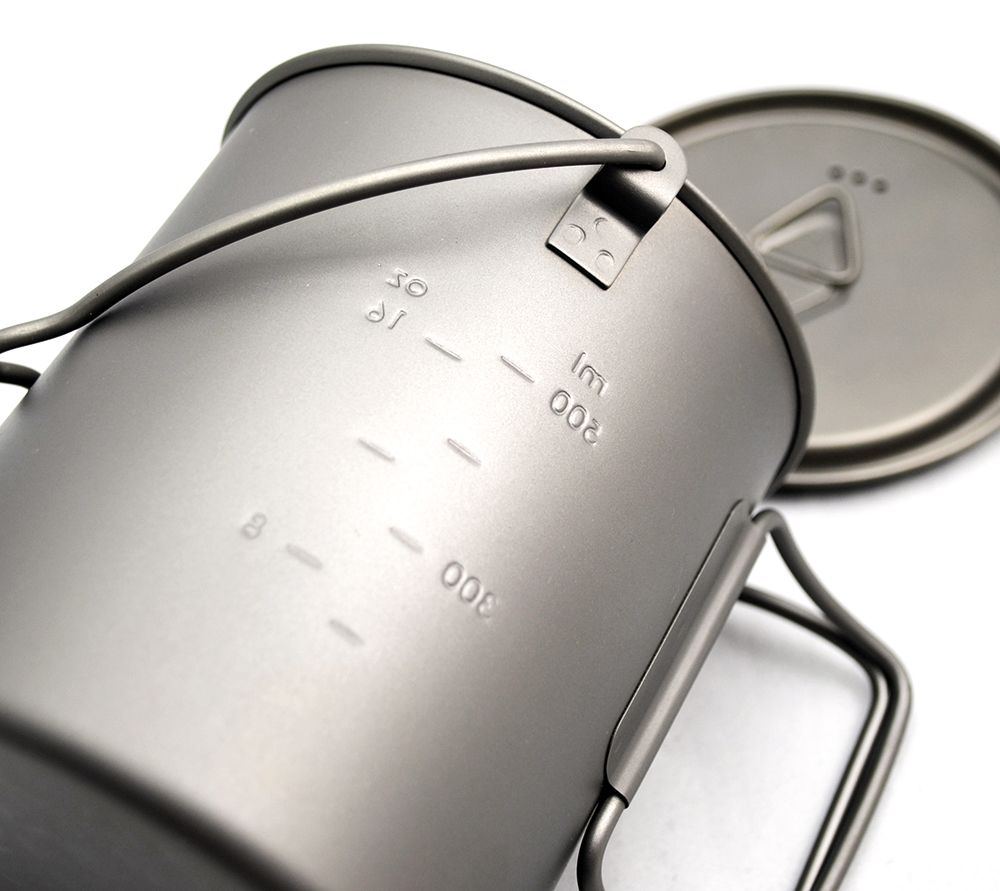 Toaks Titanium Pot 750 ml mit Deckel