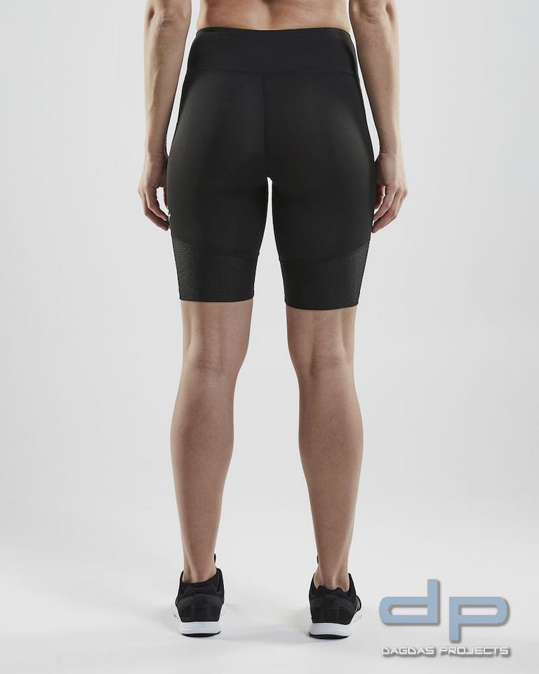 Craft Rush Short Tights für Damen in Schwarz