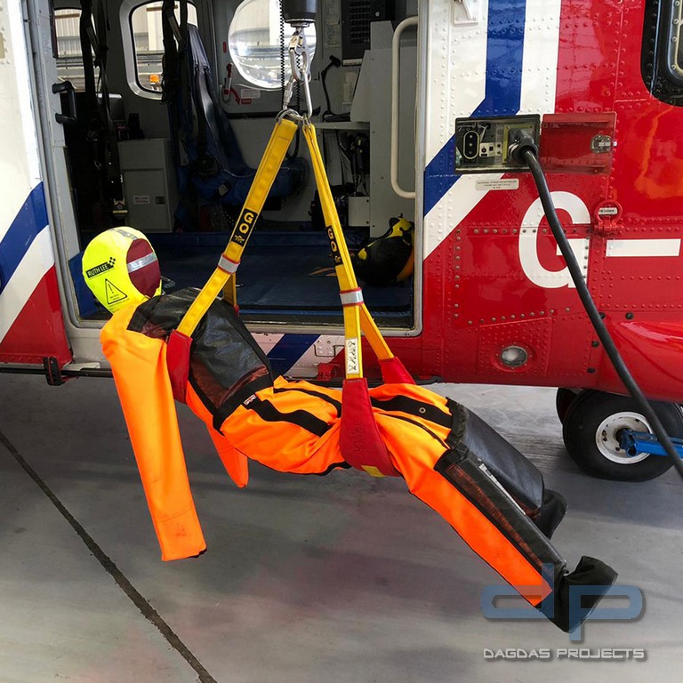 RuthLee Übungspuppe Hubschrauberrettung; Erwachsener, Gewicht 40 kg, Gr. 1,80 m