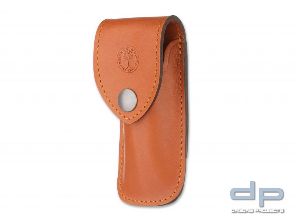 Französisches Leder-Etui Braun Klein