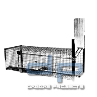 Universal-Drahtkastenfalle mit einem Einlauf