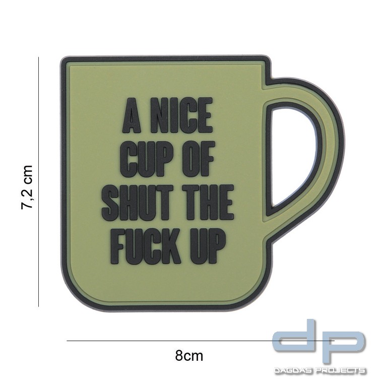 Emblem 3D PVC A nice cup green