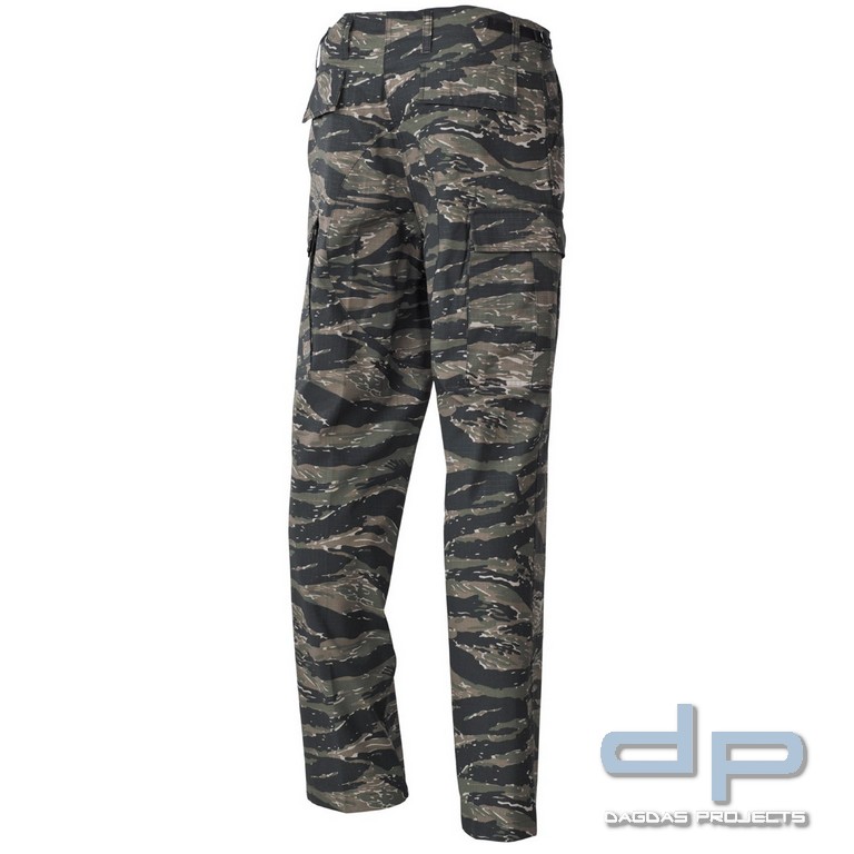 US Kampfhose, BDU, Rip Stop, tiger stripe L