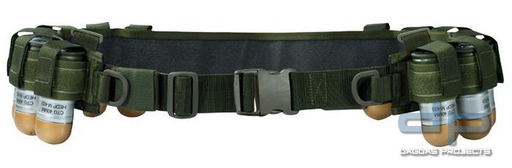 75Tactical Bandolier-Gürtel GKP 100 Oliv für 40mm und 7.63x51