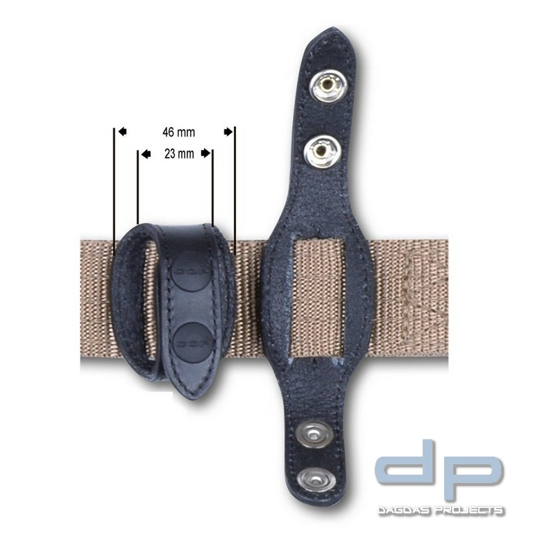 Gürtelhalter COP® DL9125, Kunststoff, Lederoptik