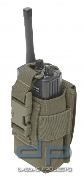WARRIOR ADJUSTABLE RADIO POUCH, FARBE: DUNKELOLIV