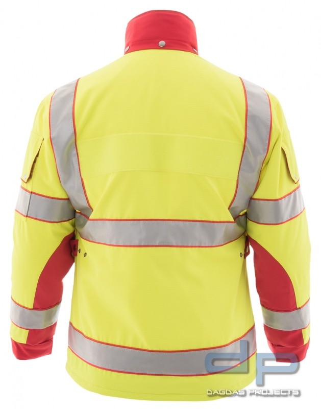 Jacke Champion Kl. 3, leuchtgelb / rot -See it SAFE®-