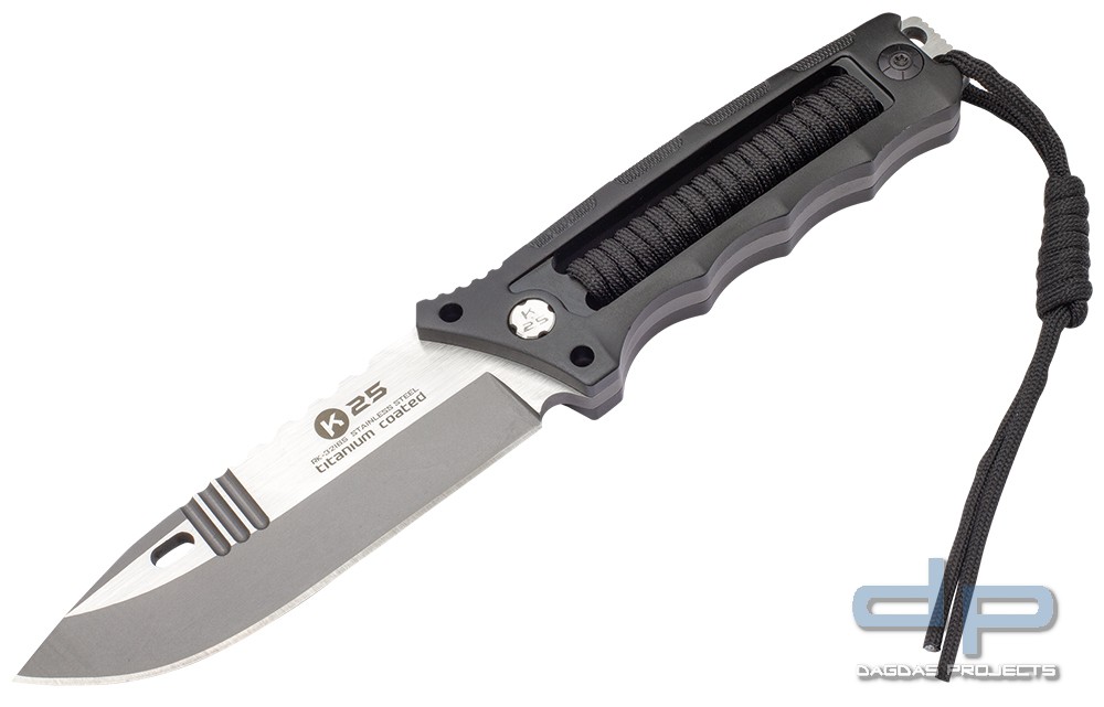RUI K25 Outdoor-Messer mit Paracord