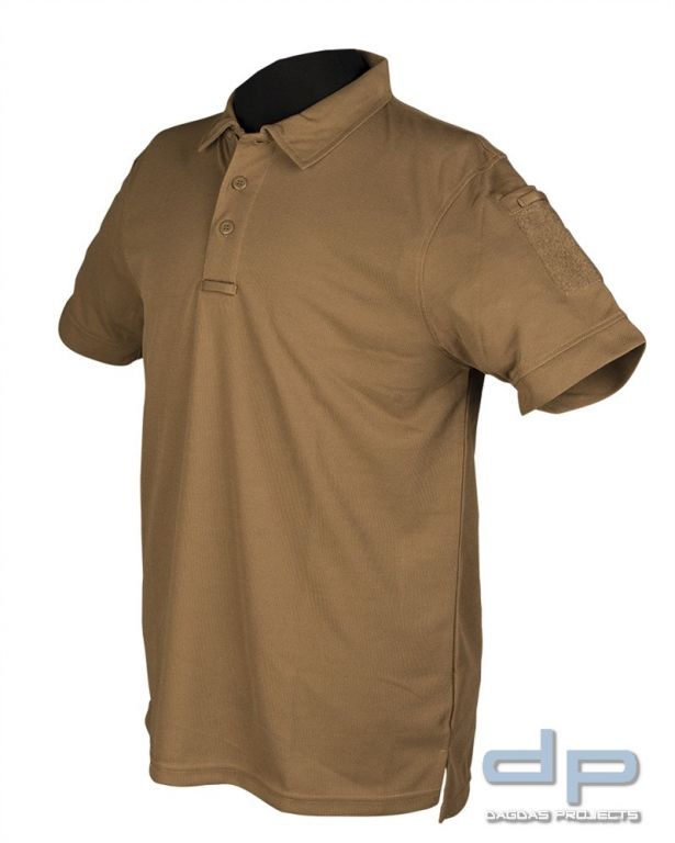 TACTICAL QUICKDRY POLOSHIRT DARK COYOTE VPE 3