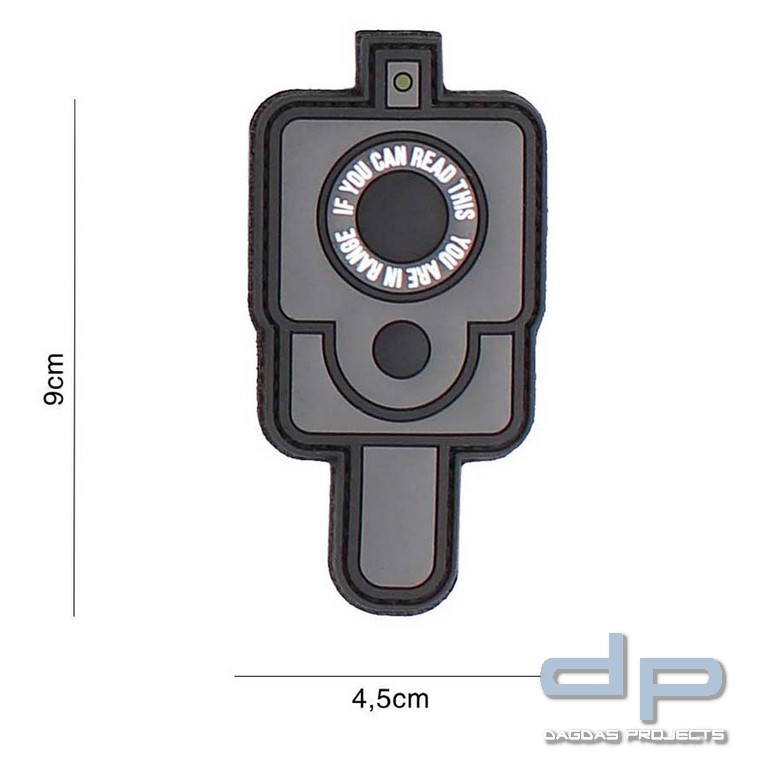 Emblem 3D PVC In Range grau