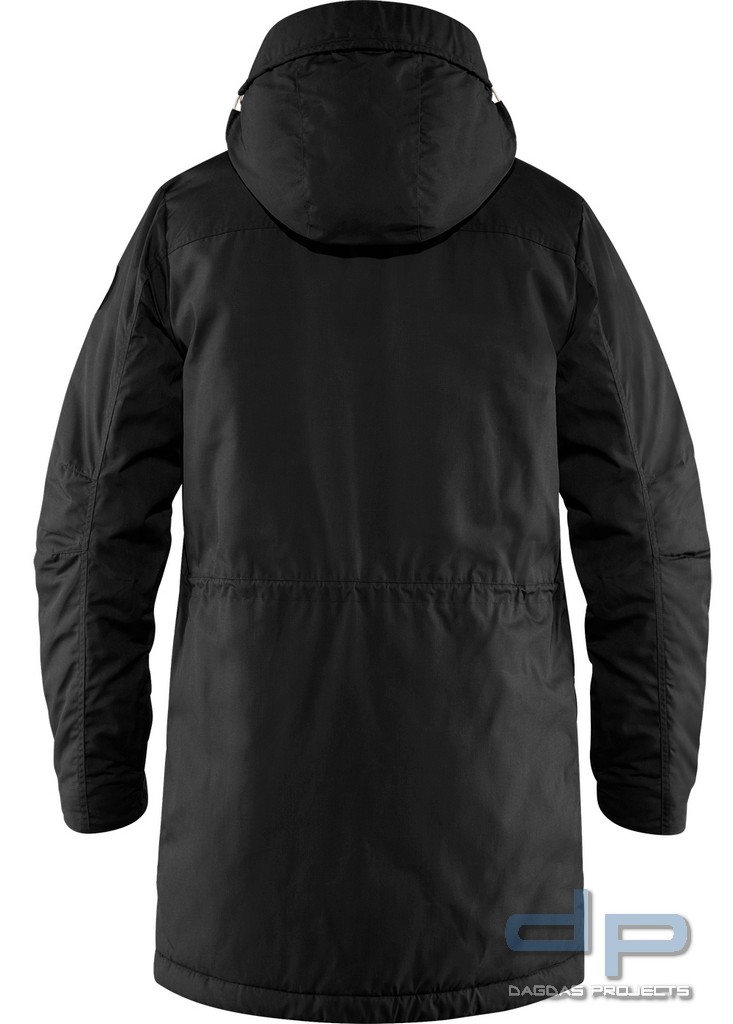 Fjällräven Singi Wool Padded Parka in Schwarz