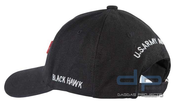 Baseball Cap Schwarz Black Hawk Sikorsky UH-60