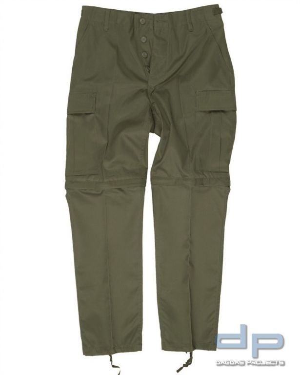 Zip off Feldhose Typ BDU oliv VPE 2