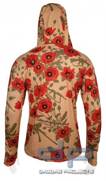 OTTE GEAR SHADE SHIRT UPF 50+ LONGSLEEVE MIT UV-SCHUTZ POPPIES VINTAGE