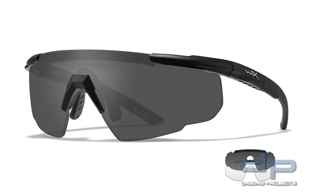 WILEY X SABER ADVANCED SCHUTZBRILLE SMOKE/CLEAR