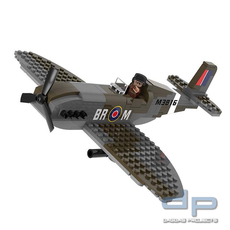 Sluban WWII Supermarine Spitfire M38-70071