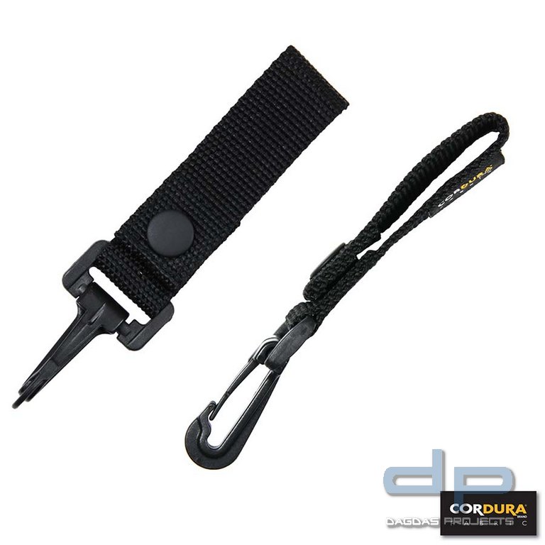 Schlüsselanhänger mit Plastic Haken Cordura