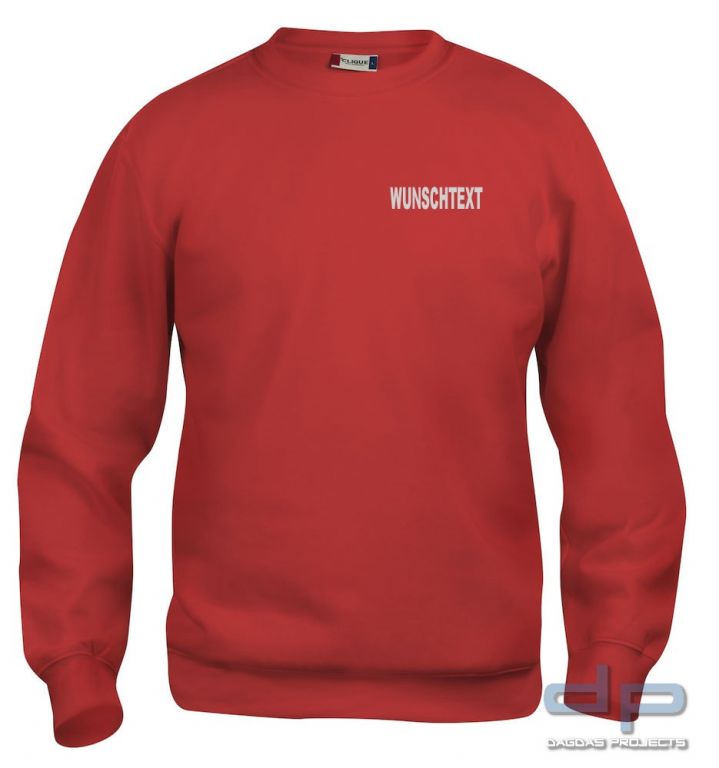Jugendfeuerwehr Sweat-Shirt mit Aufdruck nach Wunsch in verschiedenen Farben