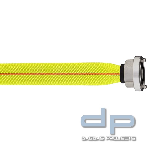 Druckschlauch TITAN 3F NEON, B75, 20 m DIN 14811, STORZ-Kupplungen und Schutzmanschette