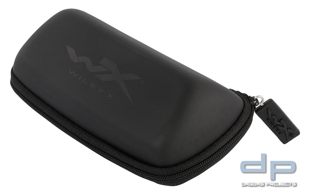 WILEY X BLACK ZIPPERED CASE BRILLENETUI