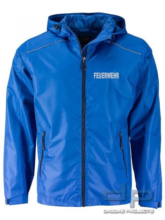 Ladies’ Rain Jacket Regenjacke Windbreaker mit Wunschaufdruck in Reflex Silber in verschiedenen Farb
