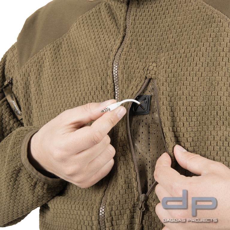 Helikon Alpha Hoodie Grid Fleece Jacket in verschiedenen Farben