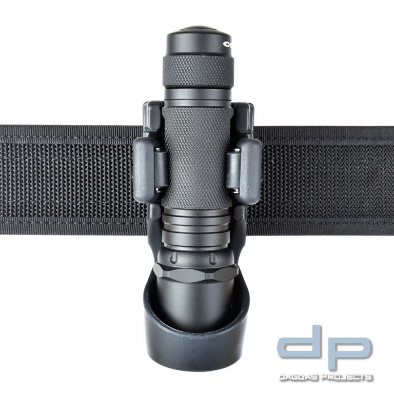 Taschenlampen Holster ESP® "LHU54", verstellbarer Gürteldurchlass