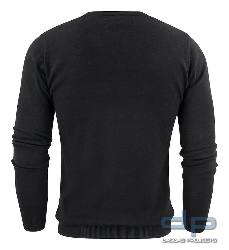 Herren Strickpullover V-Ausschnitt 100 % Baumwolle in verschiedenen Farben