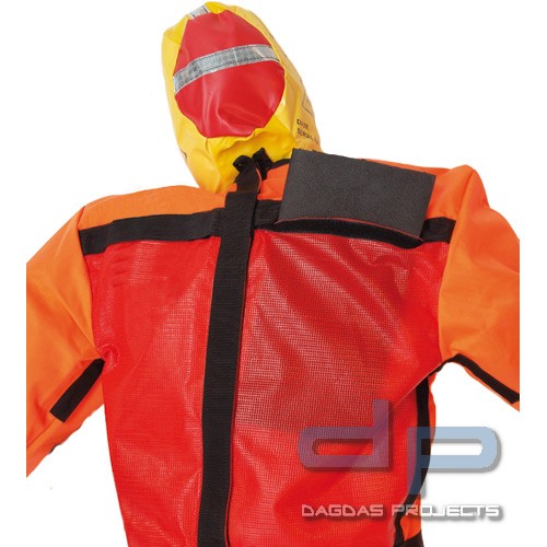 Wasserrettungspuppe Erwachsener, Gewicht 40 kg, Gr. 1,80 m, orange