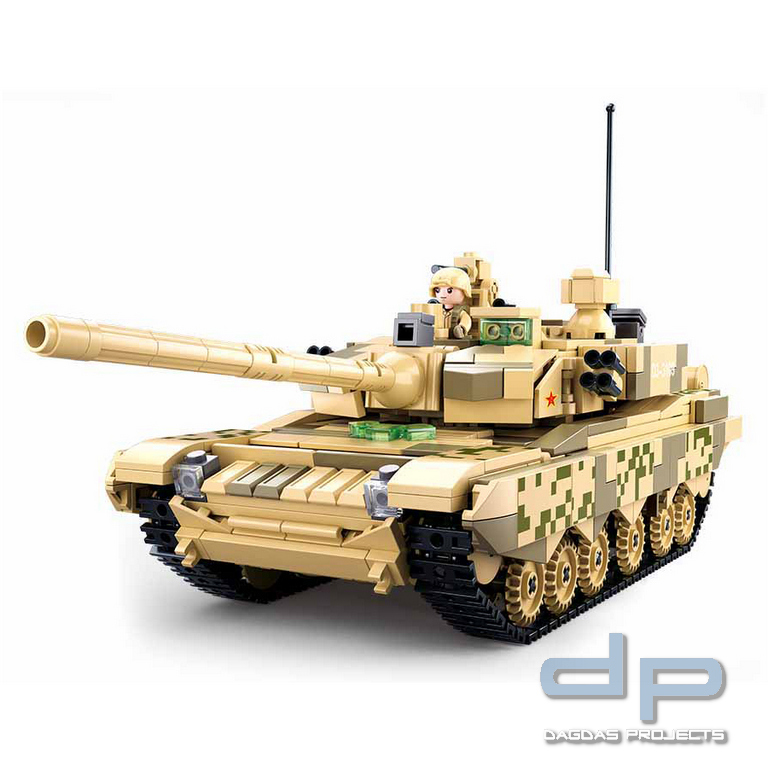 Sluban Main battle tank M38-B0790 #16163