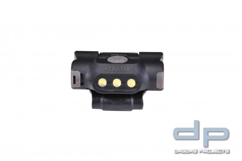 UL10 - LED- Cliplampe für Kappen, Molle, Rucksäcke, Koppel, Gürtel, 65 Lumen