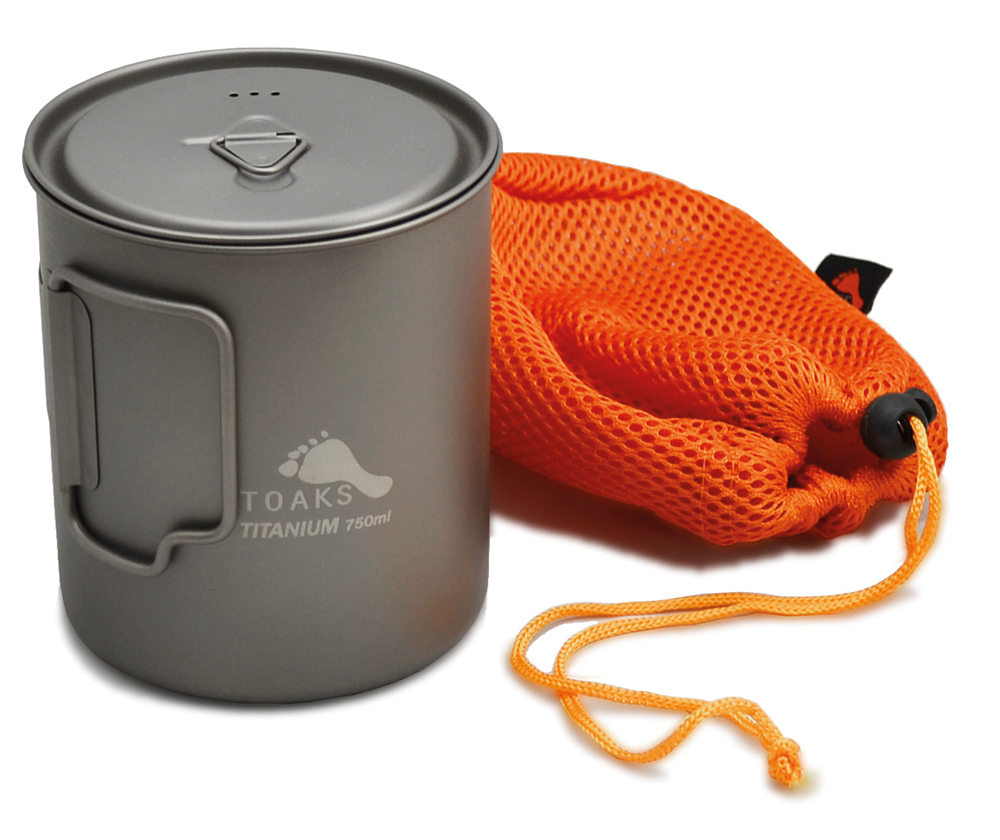 Toaks Titanium Pot 750 ml mit Deckel