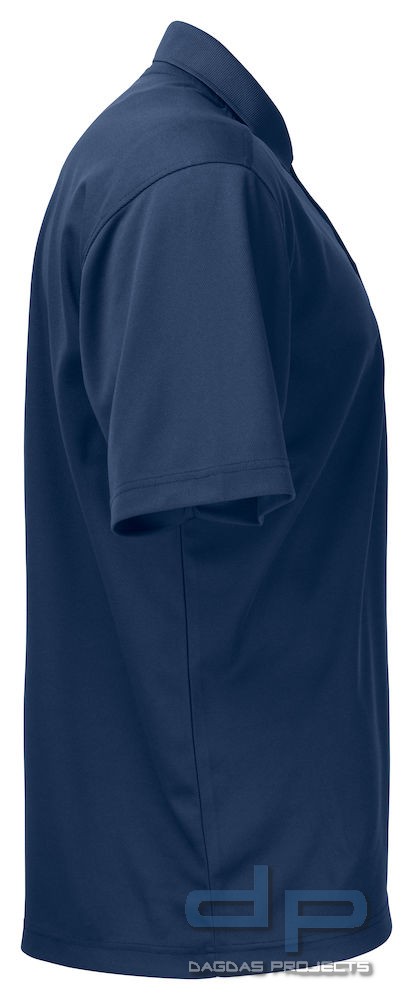 2040 FUNKTIONS-POLO PIQUÉ Navy mit Wunschaufdruck auf Brust und Rücken