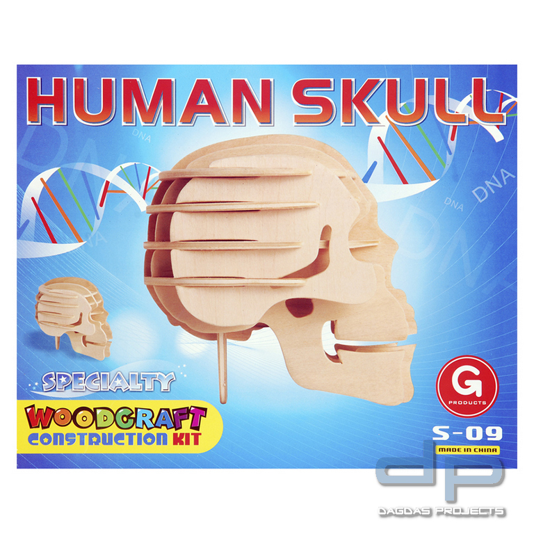 Holzbausatz Totenkopf S-09