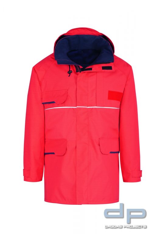 gammatex® FA 3000 VIVA Jacke flammhemmend rot mit Wärmefutter
