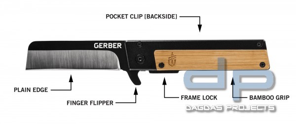 GERBER TASCHENMESSER QUADRANT BAMBOO