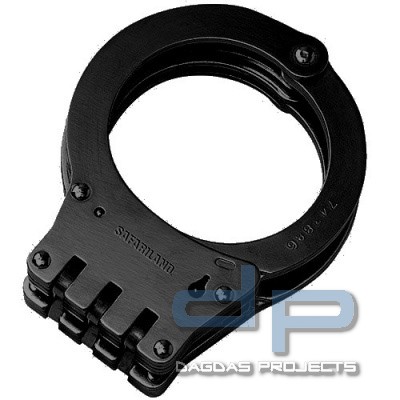 Handfessel SAFARILAND® / HIATT 8122 Standard schwarz brüniert, mit Gelenk