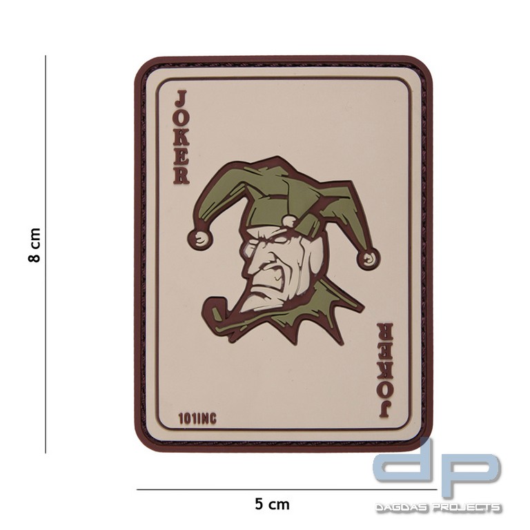 Emblem 3D PVC Joker Coyote